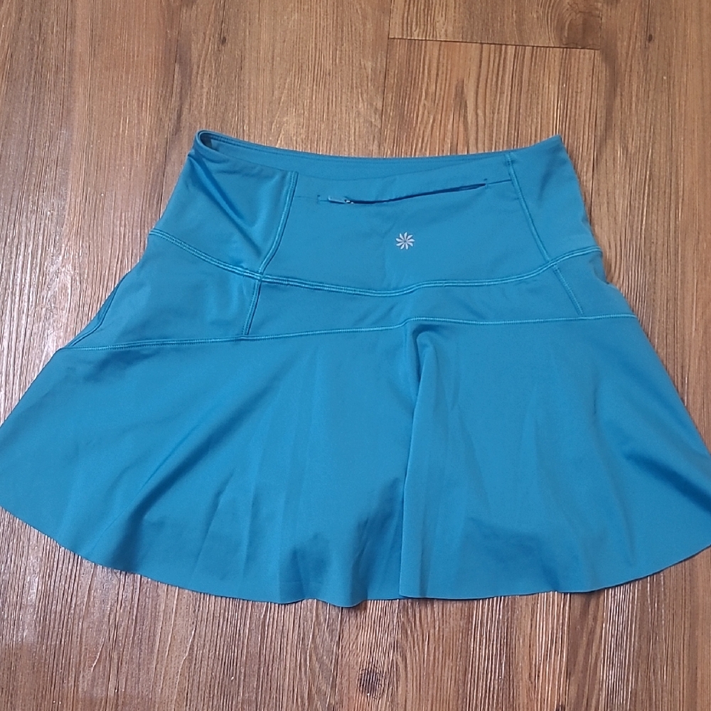 Athleta Blue Skater Skirt uede‎ good condition.